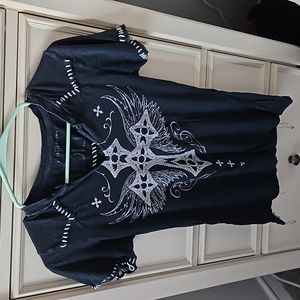 Affliction black tshirt